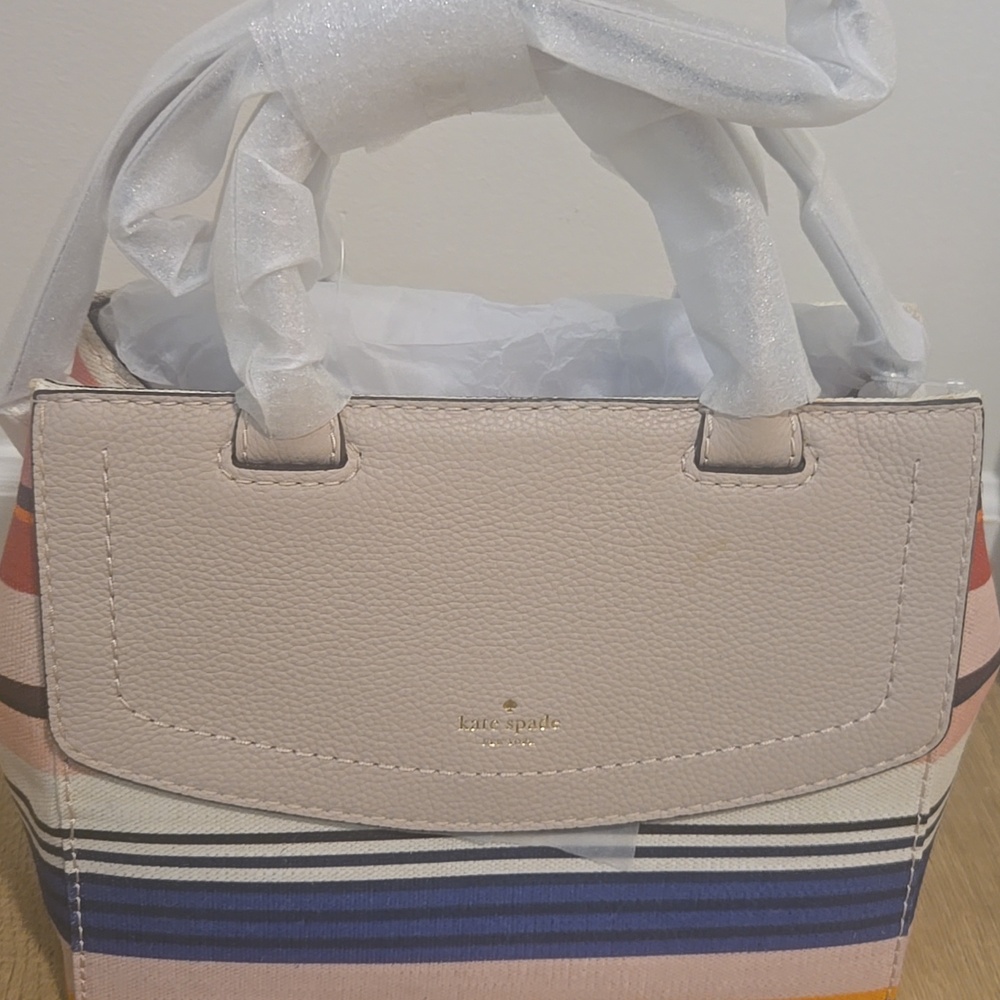 Kate Spade Beige and Multicolor Tote